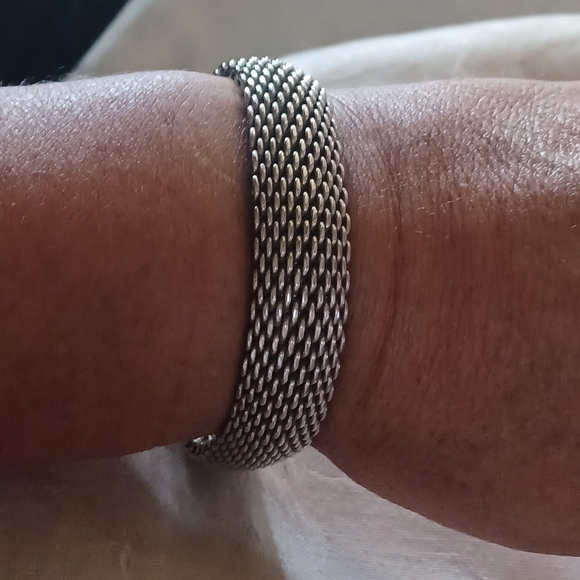 Tiffany & Co Somerset Mesh Bracelet, SS - Picture 8 of 11